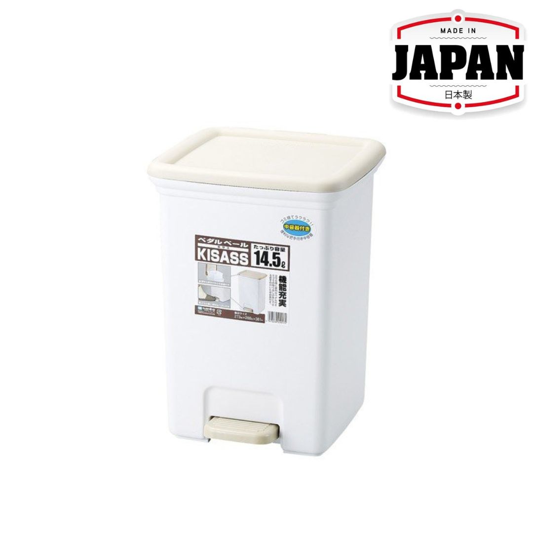 腳踏式垃圾桶 | 14.5L 附內胆 | SANKO | 日本製 | SAN-22017